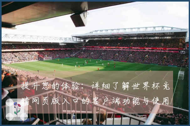 提升您的体验：详细了解世界杯竞猜网页版入口的客户端功能与使用指南