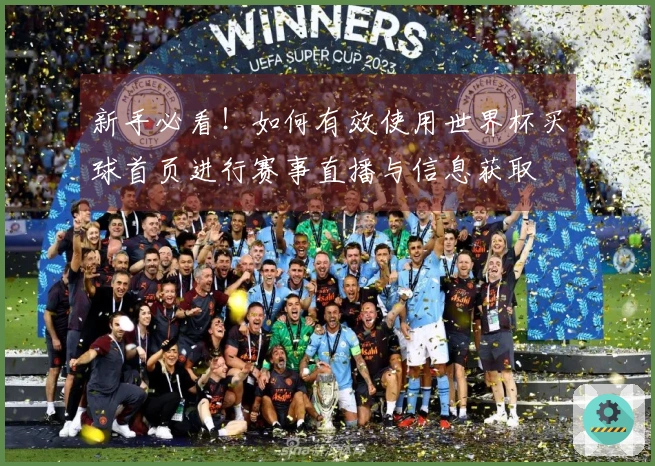 新手必看！如何有效使用世界杯买球首页进行赛事直播与信息获取